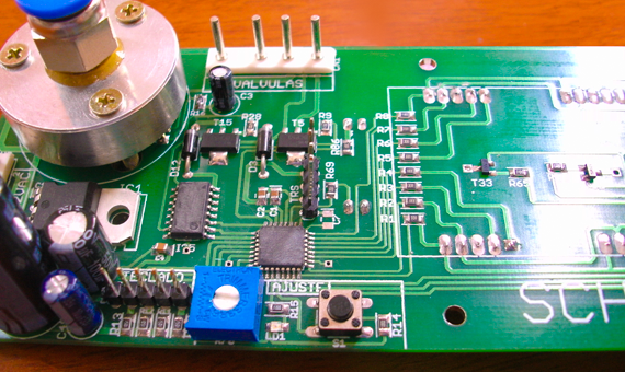 Fabricação de Placas Eletrônicas de calibrador de Pneu para postos de gasolina