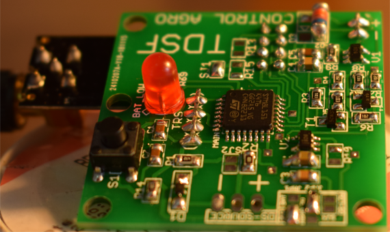 Fabricação de Placas Eletrônicas de de termômetro digital via Rádio Frequência