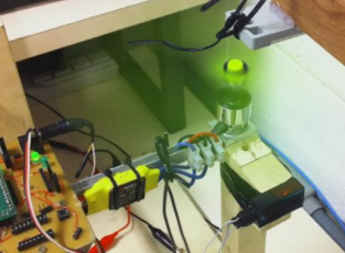 Motor de aeromodelismo girando