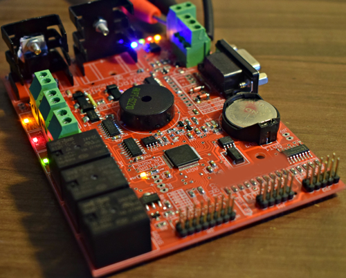 Placa Eletrônica Central de Alarme microcontrolador