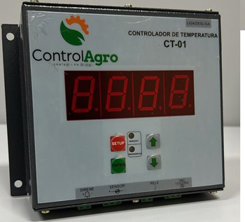 Placa eletrônica de controle de secagem de café